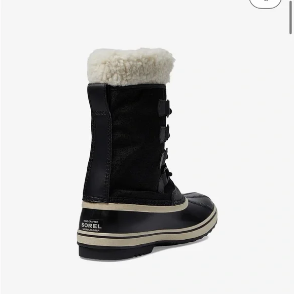 Sorel Winter Carnival boots Black womens 10 New in Box - Picture 2 of 4